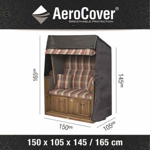 AeroCover 782-2 Strandkorbhülle 150cm 150x105x165/145, anthrazit (1 Stück)