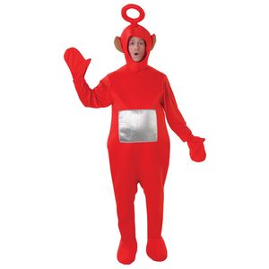 Teletubbies - Kostüm ‘” ’Po (Telletubies Charakter)“ - Herren/Damen Uni BN5035 (Standardgröße) (Rot)