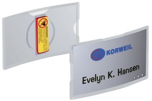 DURABLE Namensschild konvex m Magnet 40x75mm 25er Pck