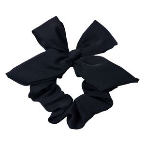 Clayre & Eef Scrunchie Haargummi Schwarz Synthetisch