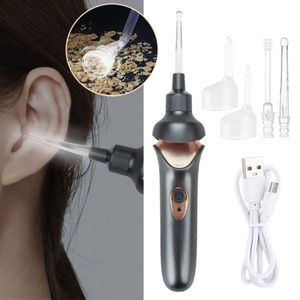 Elektrisch Ohr Vakuum, Ohrreinigungsgerät, Ohrenschmalz Reinigungswerkzeug Set zum Ausgraben von Ohrenschmalz