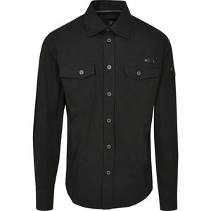 Pánská košile Brandit Slim Worker Shirt black - 5XL