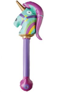 Rainbow Smash-Waffe aufblasbar Fortnite Accessoire lila-pink