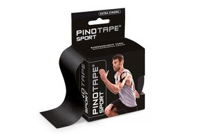 Taśma sportowa Pinotape czarna 5 cm x 5 m