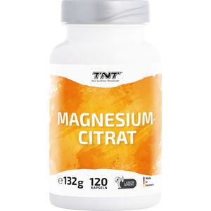 TNT Magnesium Kapseln 30mg hochwertiges Magnesium Citrat pro Portion 120 Kapseln ohne Geschmack