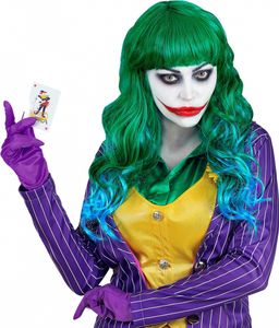 Violette Handschuhe als Kostümzubehör für Fasching & Halloween