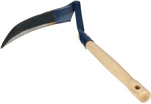 KOTARBAU® Waldsense 50 cm mit Holzstiel Wildwuchssense mit Stahlblatt Scharf