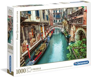 Clementoni - Vysokokvalitná kolekcia puzzle - Benátsky kanál (1000 dielikov)