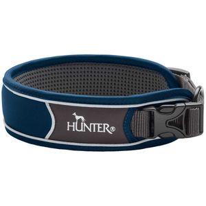 Hunter Halsband Divo versch. Farben und Größen, Größe:L, Farbe:dunkelblau/grau