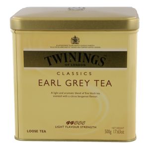 Twinings Earl Grey Schwarzer Tee lose Dose 500 g