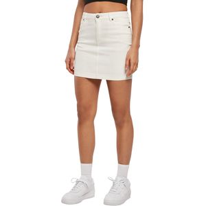 Dámská sukně Urban Classics Ladies Organic Stretch Denim Mini Skirt offwhite raw - 34