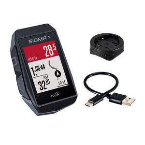 Sigma ROX 11.1 GPS Fahrradcomputer schwarz + Lenkerhalterung