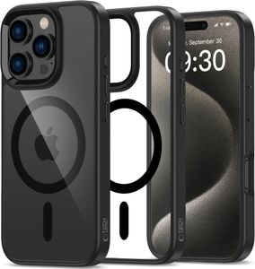 Pancéřový kryt na iPhone 16 PRO 6.3" Tech-Protect MAGMAT MagSafe Černý čirý