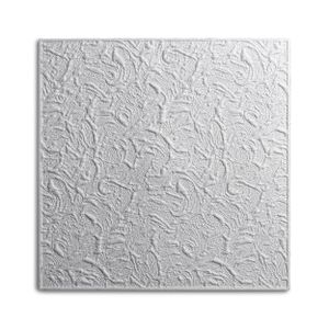 Decosa Deckenplatte Paris, weiß, 50 x 50 cm - 10 Pack (= 20 qm)