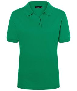 Hochwertiges Polohemd mit Armbündchen irish-green, Gr. L
