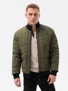 Ombre - Herren C515 Mid-Season Steppjacke OLIVE XXL