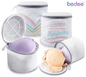 4er Set BH Wäschebeutel, Wäschenetz für Waschmaschine Wäschenetze Beutel Wäschesack für Unterwäsche BHs Socken Baby Kleidung