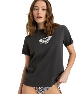 Roxy Oceanregular Corpo Kurzarm-t-shirt Schwarz S Frau Schwarz S