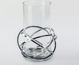 Formano Windlicht 'Avant', 32 cm, silber-klar