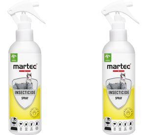 martec PET CARE 2x250ml Insektenspray gegen Flöhe Zecken Milben für Katzen und Hunde