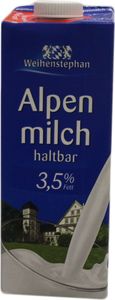 Weihenstephan Haltbare Milch H-Milch 3,5% Fett 1l