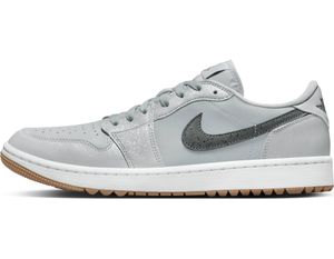 Nike Air Jordan 1 Low G Wolf Grey/White/Gum Medium Brown/Iron Grey 42,5 Męskie buty golfowe