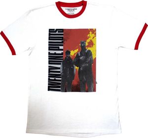 Twenty One Pilots - tričko "Side Stand" zápasnický styl pro muže/dámy uni RO11843 (S) (White)