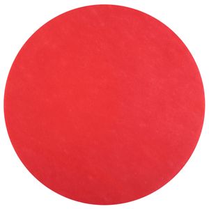 Platzsets / Tischsets Vlies rund 34 cm (50 Stück) - rot