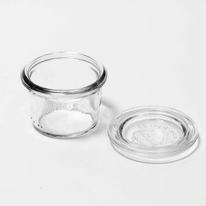 Einmachglas Einkochglas Einweckglas 80 ml [6 Stück] Sturzform rund