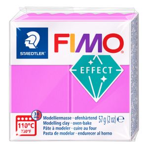 FIMO EFFECT Modelliermasse ofenhärtend neonlila 57 g