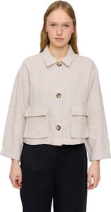 Mazine Damen Hemd  Short Linen Jacket, Größe:L, Farben:moon