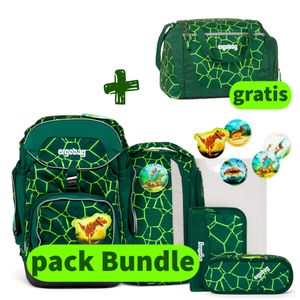 ergobag pack Bundle Schulrucksack Set 7-teilig BärRex plus Sporttasche