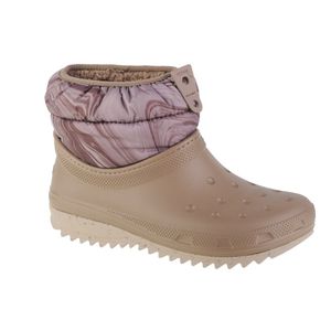 Crocs Classic Neo Puff Shorty Boot 207311-195, Buty śniegowe, Kobiety, Brązowy, Rozmiar: 38/39