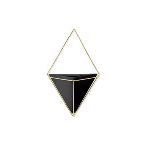 Umbra TRIGG WALL Wandvase groß schwarz