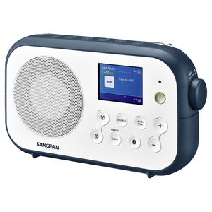Sangean Electronics Traveller-420 DPR-42 W/B.I. Kofferradio DAB+ UKW Bluetooth Weiß