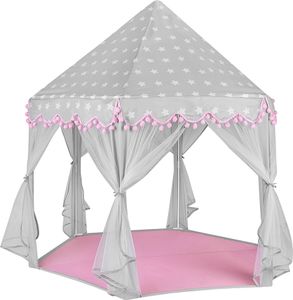 Kinderzelt grau und rosa Kruzzel 23476 Kinderzelt grau und rosa Kruzzel 23476