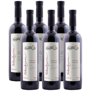 Schuchmann wines Kindzmarauli 2022, gruzínské červené polosladké víno, (6 x 0,75 l)