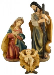 Velké figurky do betléma Svatá rodina, 4 ks, cca 40 cm, K 185-01