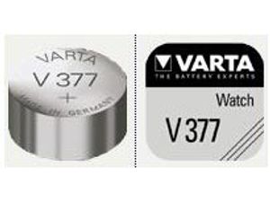 Varta Primary Silver Button 377, Nickel-Oxyhydroxide (NiOx), V 377