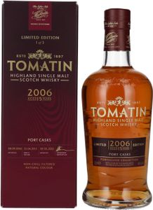 Tomatin 15 Years Old Portuguese Collection PORT CASKS 2006 46% Vol. 0,7l in Geschenkbox