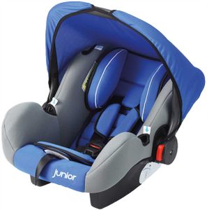 Babyschale ab Geburt EU NORM ECE R44/04 inkl. 5-Punkt Haltegeschirr 0-13 Kilogramm Bambini Blau von PETEX