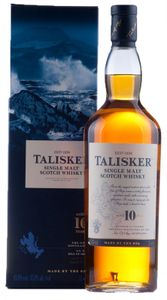 Talisker 10 Years + Box 1000ml 45,8% Vol. Talisker 10 Years + Box 1000ml 45,8% Vol.