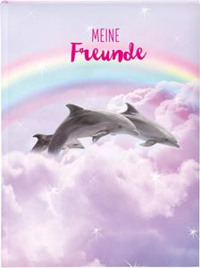 Goldbuch Freundebuch Delfine 88 Seiten 15x21 cm