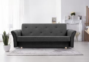 Sofa mit Schlaffunktion Schlafsofa Sofabett 3-Sitzer 220cm/89cm/93 cm cm Couch DL-Klapp-System MAGDA - VENA 20