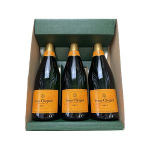 Geschenkbox Champagner Veuve Clicquot - Grün -3 brut - 3x75cl