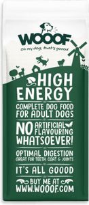 Hundetrockenfutter WOOOF High Energy 18KG Gepresstes Hundefutter extra Eiweiß und Fett für aktive Hunde Hundetrockenfutter WOOOF High Energy 18KG Gepresstes Hundefutter extra Eiweiß und Fett für aktive Hunde