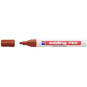 edding 750 "Glanzlack-Marker", 2-4mm Braun