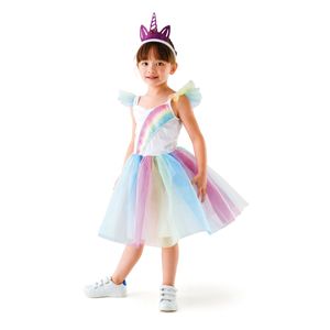 OXYBUL  Šaty pre princezné - jednorožec 8-10 rokov