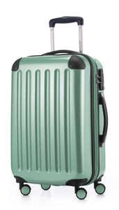 HAUPTSTADTKOFFER - Alex - Handgepäck Hartschalenkoffer Kabinen Gepäck für jede Airline, 4 Rollen, Erweiterbar, 55 cm, 42 Liter