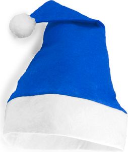 Festliche Weihnachtsmütze – Nikolausmütze für Erwachsene und Kinder – Weiche und Bequeme Weihnachtsdekoration - Blau